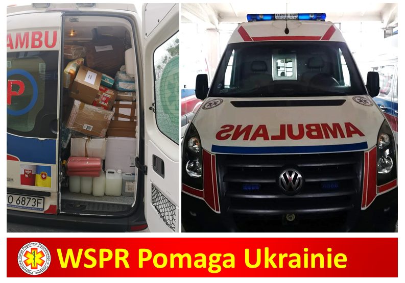 Wojewódzka Stacja Pogotowia Ratunkowego pomaga Ukrainie